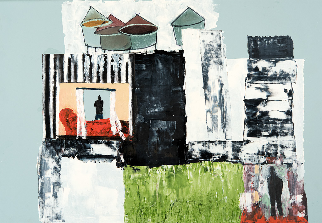 It All Comes Back To You  30x27inches<br />Oil on sand paper
